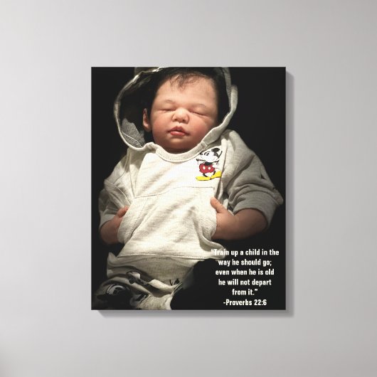 Toile Ajouter Votre Photo / TexPremium Wrapped Canvas (G (Recto)