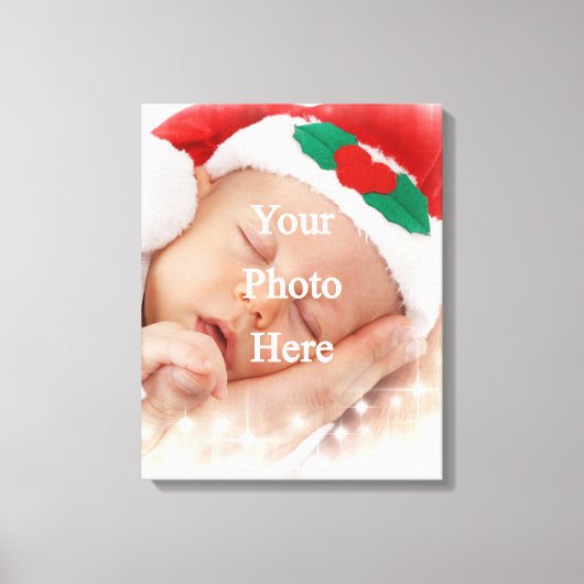 Toile Ajouter votre propre photo (Recto)