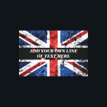 Toile Ajouter votre texte sur le drapeau anglais Jeu d'o<br><div class="desc">Ajouter votre texte sur le drapeau anglais</div>