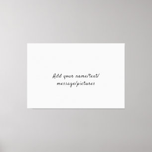 Toile Ajoutez simplement votre nom Texte Personnaliser l