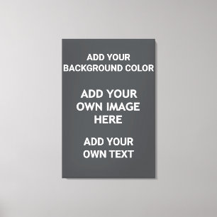 Toile Ajoutez votre couleur arrière - plan, votre image,