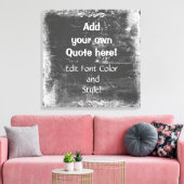 Toile Ajoutez Votre Propre Devis ! Cadre blanc (Insitu(Salon))