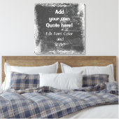 Toile Ajoutez Votre Propre Devis ! Cadre blanc (Insitu(Chambre))