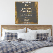 Toile Ajoutez Votre Propre Devis ! Texture du carton (Insitu(Chambre))
