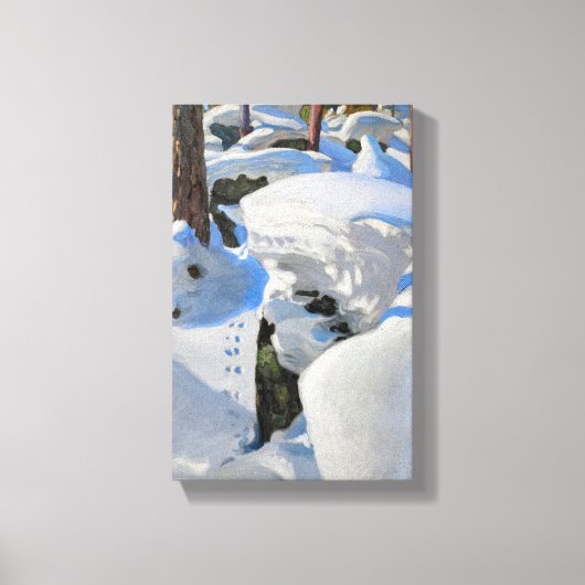 Toile Akseli Gallen-Kallela - Le repaire du Lynx (Recto)