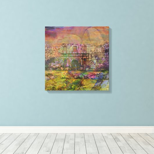 Toile Alamo - Après La Chute - Art Carré Canvas (Insitu (Plancher de Bois))