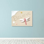 Toile Alan Giana "Believe" Imprimer (Insitu (Plancher de Bois))