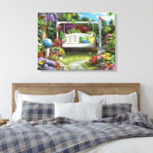 Toile Alan Giana "La nature chante pour moi 3" Imprimer (Insitu(Chambre))