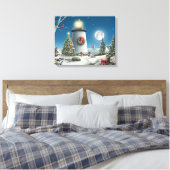 Toile Alan Giana "La nuit" Imprimer (Insitu(Chambre))