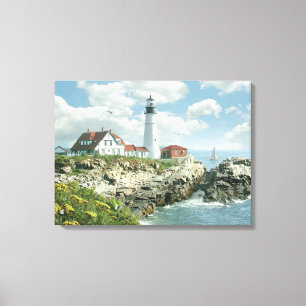 Toile Alan Giana "Portland Head Light" Imprimer