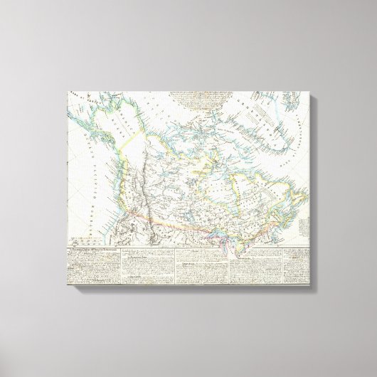 Toile Alaska, Canada, Groenland (Recto)