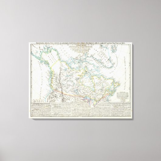 Toile Alaska, Canada, Groenland (Recto)