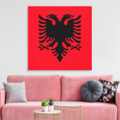 Toile Albanian Coat of arms (Insitu(Salon))