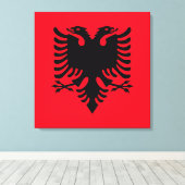 Toile Albanian Coat of arms (Insitu (Plancher de Bois))