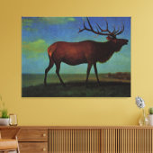 Toile Albert Bierstadt, Elk (Insitu(Salon))