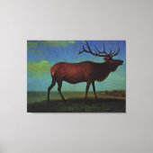 Toile Albert Bierstadt, Elk (Recto)