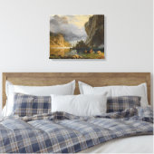 Toile Albert Bierstadt - Indiens pêche à la traîne (Insitu(Chambre))