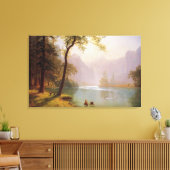 Toile Albert Bierstadt, Kerns River Valley California. (Insitu(Salon))