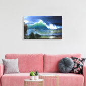 Toile Albert Bierstadt - La côte de la mer Turquoise (Insitu(Salon))