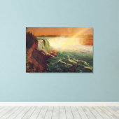 Toile Albert Bierstadt, Niagara Falls. (Insitu (Plancher de Bois))