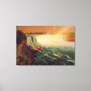 Toile Albert Bierstadt, Niagara Falls.