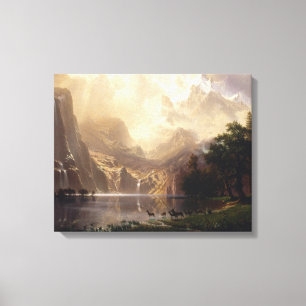 Toile Albert Bierstadt - parmi la sierra Nevada