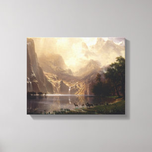 Toile Albert Bierstadt - parmi la sierra Nevada