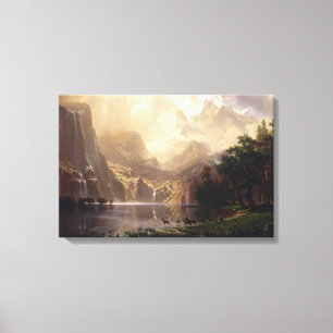 Toile Albert Bierstadt - parmi la sierra Nevada