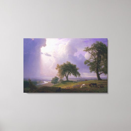 Toile Albert Bierstadt Printemps Californie (Recto)