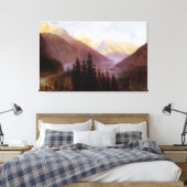 Toile Albert Bierstadt Sunrise à Glacier Station (Insitu(Chambre))