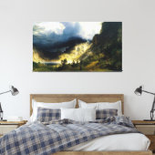 Toile Albert Bierstadt - Une tempête dans les montagnes (Insitu(Chambre))