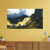 Toile Albert Bierstadt - Une tempête dans les montagnes (Insitu(Salon))