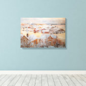 Toile Albert Edelfeel - Jour de décembre (Insitu (Plancher de Bois))