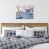 Toile Albert Edelfeel - Port d'Helsinki (Insitu(Chambre))