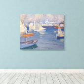 Toile Albert Edelfeel - Port d'Helsinki (Insitu (Plancher de Bois))