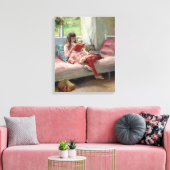 Toile Albert Edelfelt - Bons Amis (Insitu(Salon))