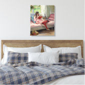 Toile Albert Edelfelt - Bons Amis (Insitu(Chambre))