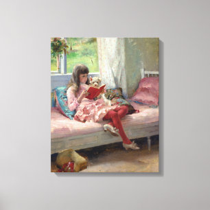 Toile Albert Edelfelt - Bons Amis