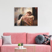 Toile Albert Edelfelt - La Parisienne / Virginie (Insitu(Salon))