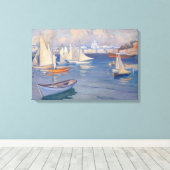 Toile Albert Edelfelt - Port d'Helsinki (Insitu (Plancher de Bois))