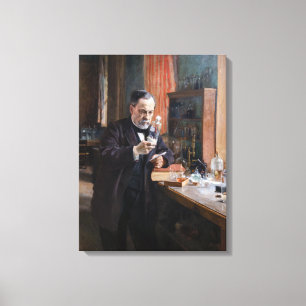 Toile Albert Edelfelt - Portrait de Louis Pasteur