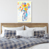 Toile Alberto Contador Haut du col Navacerrada 2008 (Insitu(Chambre))