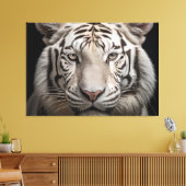 Toile Albino Majesté White Tiger Art numérique de réalis (Insitu(Salon))