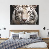 Toile Albino Majesté White Tiger Art numérique de réalis (Insitu(Chambre))