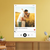 Toile Album photo de chanson de l'anniversaire de mariag (Insitu(Salon))