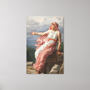 Toile Alcyone's Farewell to her Husband, célèbre peintur