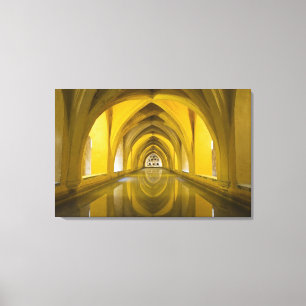 Toile Alczar de Séville, province de Séville, Espagne