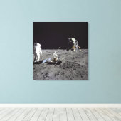Toile Aldrin revient sur la base de tranquillité (Insitu (Plancher de Bois))