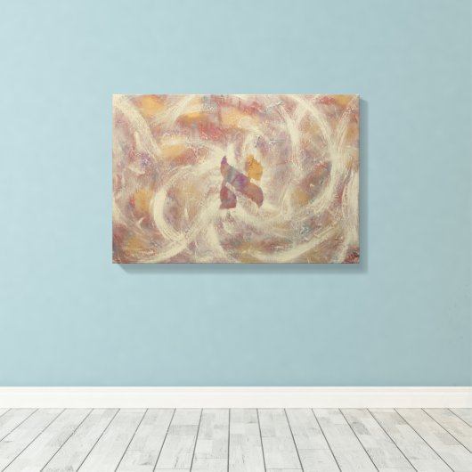 Toile Aleph Hebrew Letter- Kabbalah (Insitu (Plancher de Bois))