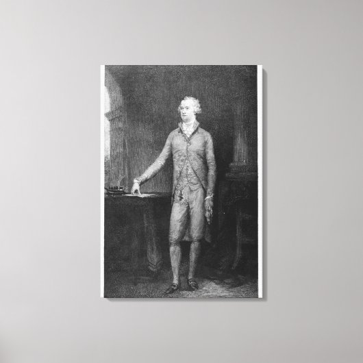 Toile Alexander Hamilton, après la peinture de 1792 (Recto)